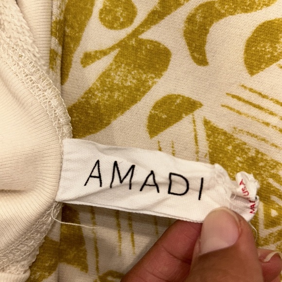 Anthropologie Cream and Gold Patterned Sweater - Picture 2 of 5